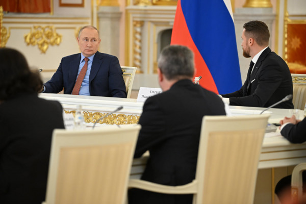 Президент России Владимир Путин принял участие в форуме «Деловой России»