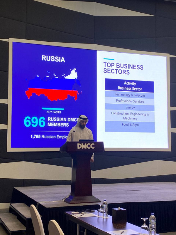Делегация «Деловой России» посетила Свободную экономическую зону DMCC