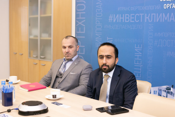 Максим Загорнов встретился с Главой отдела по торговым и экономическим вопросам Посольства ОАЭ в РФ Ахмедом Альшехи